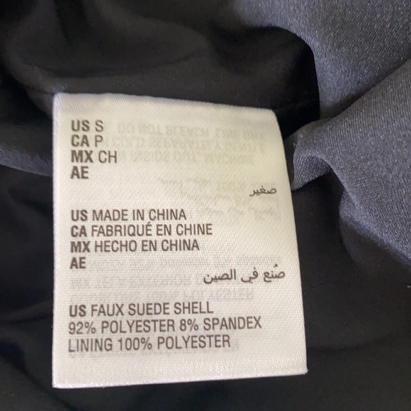 Faux suede snake skin print mini skirt - Picture 5 of 7